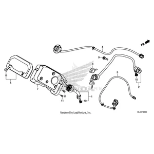 Honda - Switch Assembly, Lighting Dimmer - 35230-HL4-A01