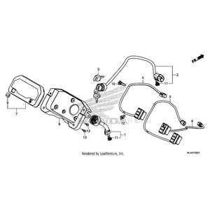 Honda - Switch Assembly, Lighting Dimmer - 35230-HL4-F41