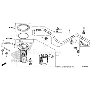 Honda - Bulk Hose, Fuel (5.5X3000) (5.3X350) - 95001-55003-60M
