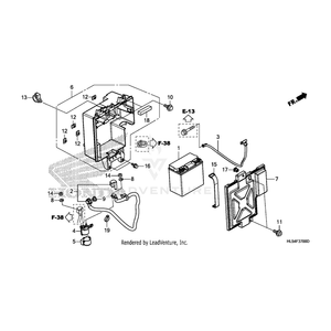 Honda - Box Assembly, Battery - 50455-HL5-A00