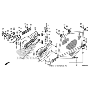 Honda - Net Assembly, Right Rear Side - 67810-HL4-A00