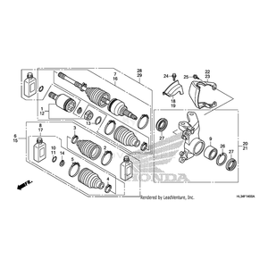 Honda - Boot Set, Right Front - 44240-HL3-A02
