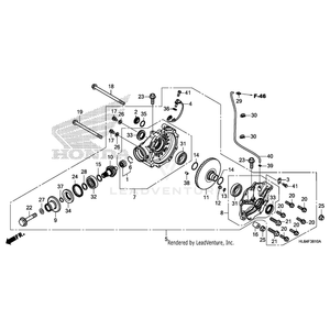 Honda - Case Sub-Assembly, Rear Final Gear - 41311-HL6-A01