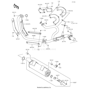 Kawasaki - Arrester-Spark - 18077-0036