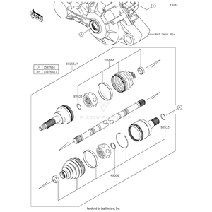 Kawasaki - Boot,Inside - 49006-0585