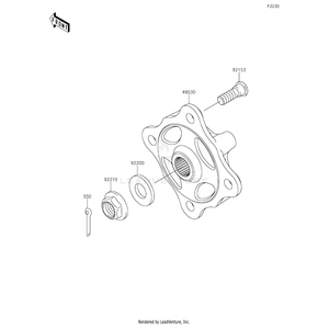 Kawasaki - Hub,Fr - 49030-0560