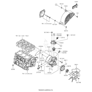 Kawasaki - Pulley-Belt - 49079-0027