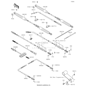 Kawasaki - Cable-Throttle - 54012-0251
