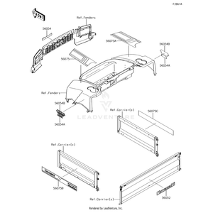 Kawasaki - Pattern,Side Plate,Lh - 56075-2773