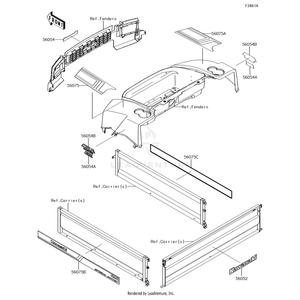 Kawasaki - Pattern,Side Plate,Lh - 56075-2775