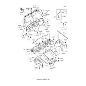 Kawasaki - Panel-Control, Gray - 59226-0009-284