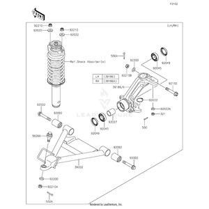 Kawasaki - Bolt,Flanged,12X75 - 92002-1661