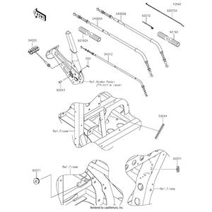 Kawasaki - Band,L=292.1 - 92072-3509