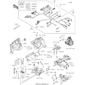 Kawasaki - Damper - 92075-1076