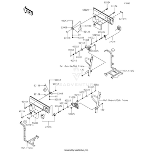 Kawasaki - Damper - 92075-1598