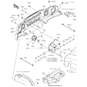 Kawasaki - Spring,Focus Adjust - 92081-1896