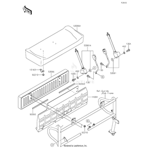 Kawasaki - Seal,L=408 - 92093-0024