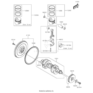 Kawasaki - Bushing,U/S,0.25 - 92139-0864
