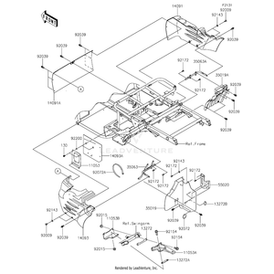 Kawasaki - Bolt,Flanged,12X32 - 92154-2103