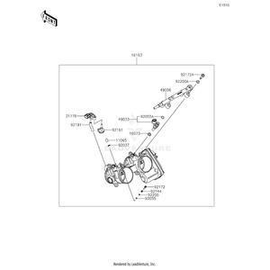 Kawasaki - Screw,Pipe Injection - 92172-0828