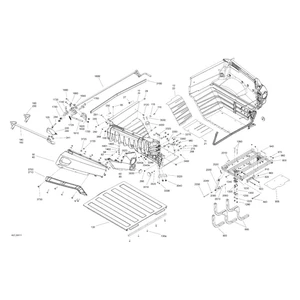 Can-Am - Hex. Flange Screw M6 X 45 - 250001028