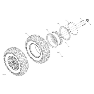 Can-Am - Flange Screw M8 X 25 - 250000893