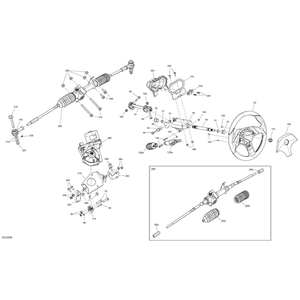 Can-Am - Hex. Flange Elastic Nut M12 - 233221414