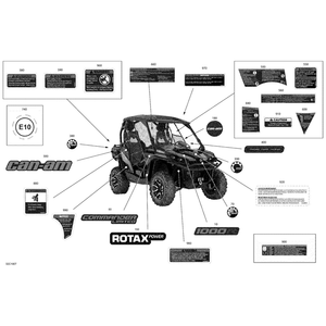 Can-Am - Hood Decal - 1000R - 704906598