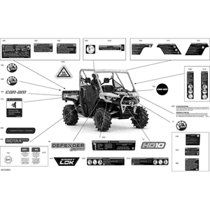 Can-Am - Dashboard Warning Decal - 704908127