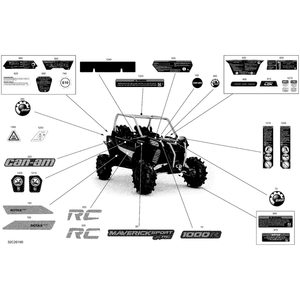 Can-Am - LH Decal "Rotax Power" - 704907991