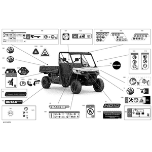 Can-Am - Lateral Decal "Traxter Pro" - 704908610
