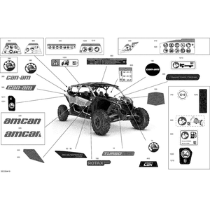 Can-Am - LH Door Decal "Can-Am" - 704907357