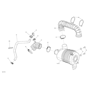 Can-Am - Crankcase Hose Vent - 707800655