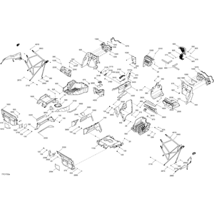 Can-Am - Rear Lower Console - 707900278