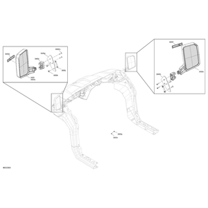 Can-Am - LH Mirror Support - 705016464