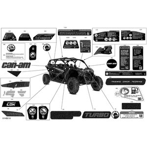 Can-Am - LH Door Decal "Can-Am" - 704907347