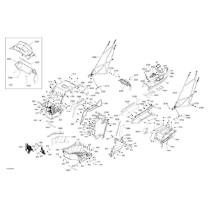 Can-Am - RH Fixe Side Console - 707900021