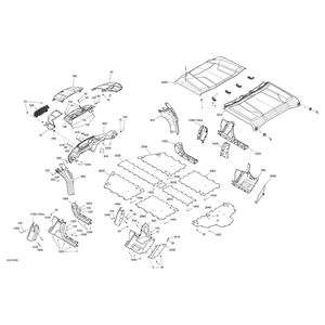 Can-Am - LH Middle Side Panel - 705013112