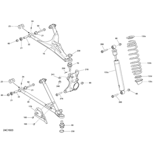 Can-Am - Black Front Spring - 706202604