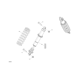 Can-Am - Deep Black, Compression Spring - 706205401