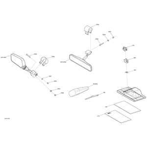 Can-Am - Central Mirror Kit - 715001191
