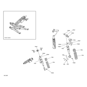 Can-Am - Red, Front Spring - 706202766