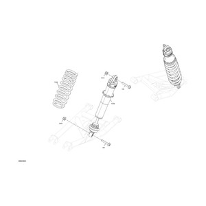 Can-Am - Deep Black, Compression Spring - 706005173