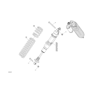 Can-Am - Manta Green, Front Compression Spring - 706203842