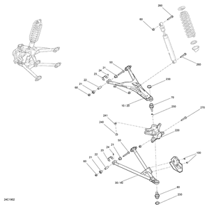 Can-Am - LH Front Upper Suspension Arm - 706203251
