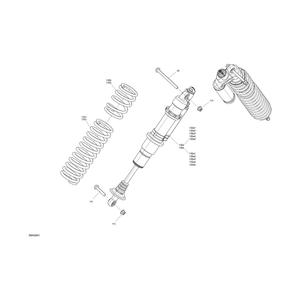 Can-Am - Deep Black, Compression Spring - 706205354