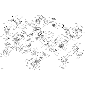 Can-Am - Front Console Assy - 715004329