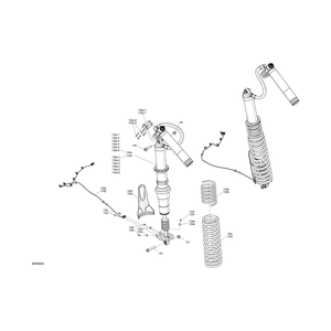 Can-Am - Dazzling Blue, Compression Spring - 706004172