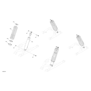 Can-Am - Deep Black, Compression Spring - 706005047