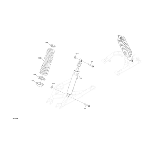 Can-Am - Deep Black, Compression Spring - 706005051
